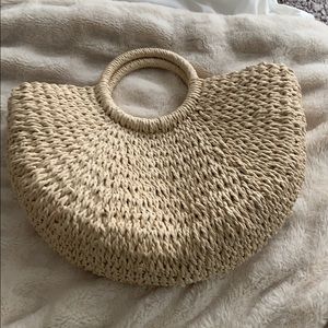 Woven “basket” purse